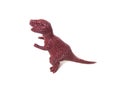 Brown t-rex or tyrannosaurus dinosaur toy. Royalty Free Stock Photo