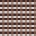 Brown tablecloth Vector. Traditional tablecloth pattern Vector. Brown color square pattern Royalty Free Stock Photo