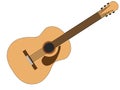 Brown and Tan 6 String Acoustic Guitar