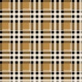 Brown Tartan seamless pattern, Vector illustration eps 10