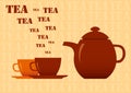 Brown teapot