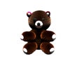 Brown Teddy Bear 3D Design