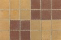 terra cotta floor tiles outside the building pattern and background seamless