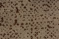 Brown textile background with contrast surface on macro. Royalty Free Stock Photo
