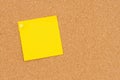 Brown texture corkboard with sticky note background for school or office