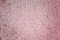 Brown texture of wet red granite Gravel. Sand and stones in water on the floor background Royalty Free Stock Photo