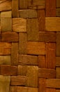 Brown Textured Braided Vimini Background Royalty Free Stock Photo