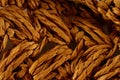 Brown Textured Braided Vimini Background Royalty Free Stock Photo