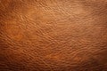 Brown textured leather background with copy space Royalty Free Stock Photo