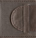 Brown textured leather lock