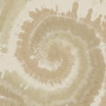 Brown Tiedye Shirt. Abstract Bohemian Background Royalty Free Stock Photo