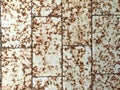 Brown tiles background. Marble tiles effect. Close-up. Copy space Royalty Free Stock Photo