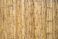 Brown tone bamboo plank fence texture for background