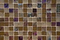 Brown Toned Glass Tile Background