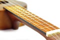 Brown ukulele guitar Royalty Free Stock Photo