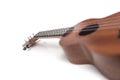 The brown ukulele guitar Royalty Free Stock Photo