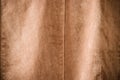 Brown undulating leather Royalty Free Stock Photo