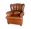 Brown vintage armchair Royalty Free Stock Photo