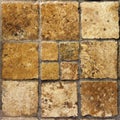 Brown vintage ceramic tiles