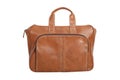 Brown Vintage leather briefcase Royalty Free Stock Photo