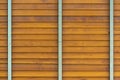 Brown vintage wooden slats fence pattern and background