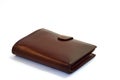 Brown wallet Royalty Free Stock Photo