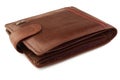 Brown wallet Royalty Free Stock Photo