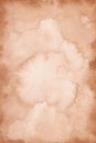 Brown watercolor abstract background. Pastel image of old paper, papyrus.