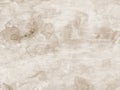 Brown watercolor background in old antique vintage paper texture, off white or beige marbled design, light brown distressed worn b Royalty Free Stock Photo