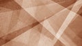 Brown and white abstract background with stripes and triangle shapes in modern geometric pattern Royalty Free Stock Photo