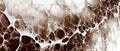 Brown And White Abstract Fluid Art Texture Royalty Free Stock Photo