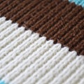 Brown white and beige knitting wool, texture backgrounds. Royalty Free Stock Photo
