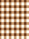 Brown and White Gingham Pattern Antique Junk Journal Page background wall art decor, for nursery or Royalty Free Stock Photo