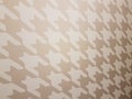 Brown and white irregular shape tessellation wallpaper or background