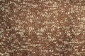 Brown and white tatted material Royalty Free Stock Photo