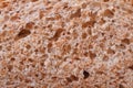 Brown wholemeal bread texture close up Royalty Free Stock Photo