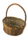 Brown wicker basket