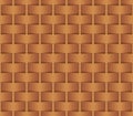 Brown wicker basket texture. seamless pattern
