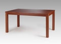 Brown wood dining table