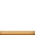 Brown wood floor on white background empty room Royalty Free Stock Photo