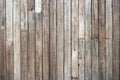 Brown wood plank wall texture background natural wood patterns for design. Royalty Free Stock Photo