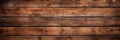 Brown wood planks texture background, panoramic wide banner. Old wooden long horizontal boards. Theme of rustic design, nature, Royalty Free Stock Photo