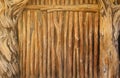 Brown wood texture background coming from natural tree. The wooden panel has a beautiful dark pattern, fence texture Royalty Free Stock Photo