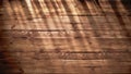 Brown wood texture with bright sunlight, old wall background. top view of wooden table. texture of old top table, grunge Royalty Free Stock Photo