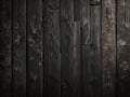 Old Dark Planks Wood Texture Nature Background Wooden Wall Design - ai generated