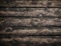 Old Black Planks Wood Texture Nature Background Wooden Wall Design - ai generated Royalty Free Stock Photo