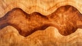 Brown Wood Texture with Wave Pattern Background Royalty Free Stock Photo