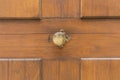 Brown wooden door cross pattern Royalty Free Stock Photo