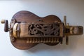 Hurdy-gurdy - musical friction medieval instrument