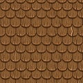 Brown wooden old roofing Roof Tiles Seamless